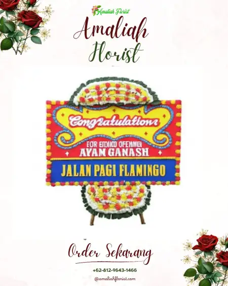 Sewa Papan Bunga Adipasir